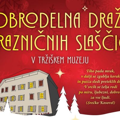 Dobrodelna dražba prazničnih slaščic v Tržiškem muzeju