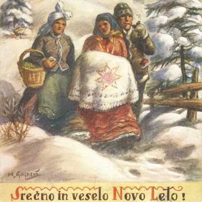 Božične in novoletne voščilnice