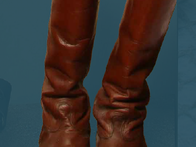 Moški škornji klinčane izdelave, druga četrtina 20. stoletja