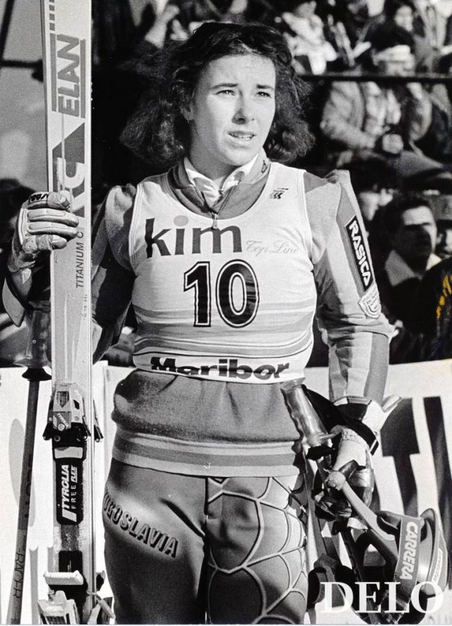 Mateja Svet četrta v slalomu na Zlati lisici v Mariboru. Foto: Bogo Čerin
