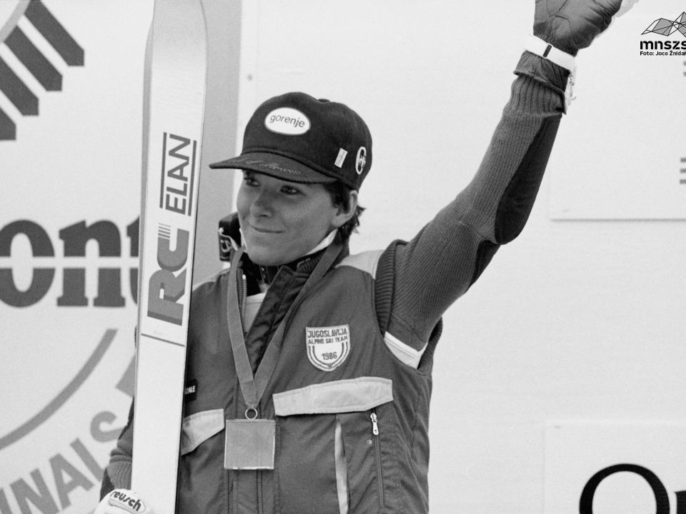 V Bromontu v Kanadi leta 1986 druga zmaga v svetovnem pokalu in skupno tretje mesto v veleslalomu