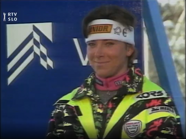 Slalomski vožnji v Vailu na svetovnem prvenstvu 1989. Mateja Svet je osvojila sanjsko zlato odličje. 